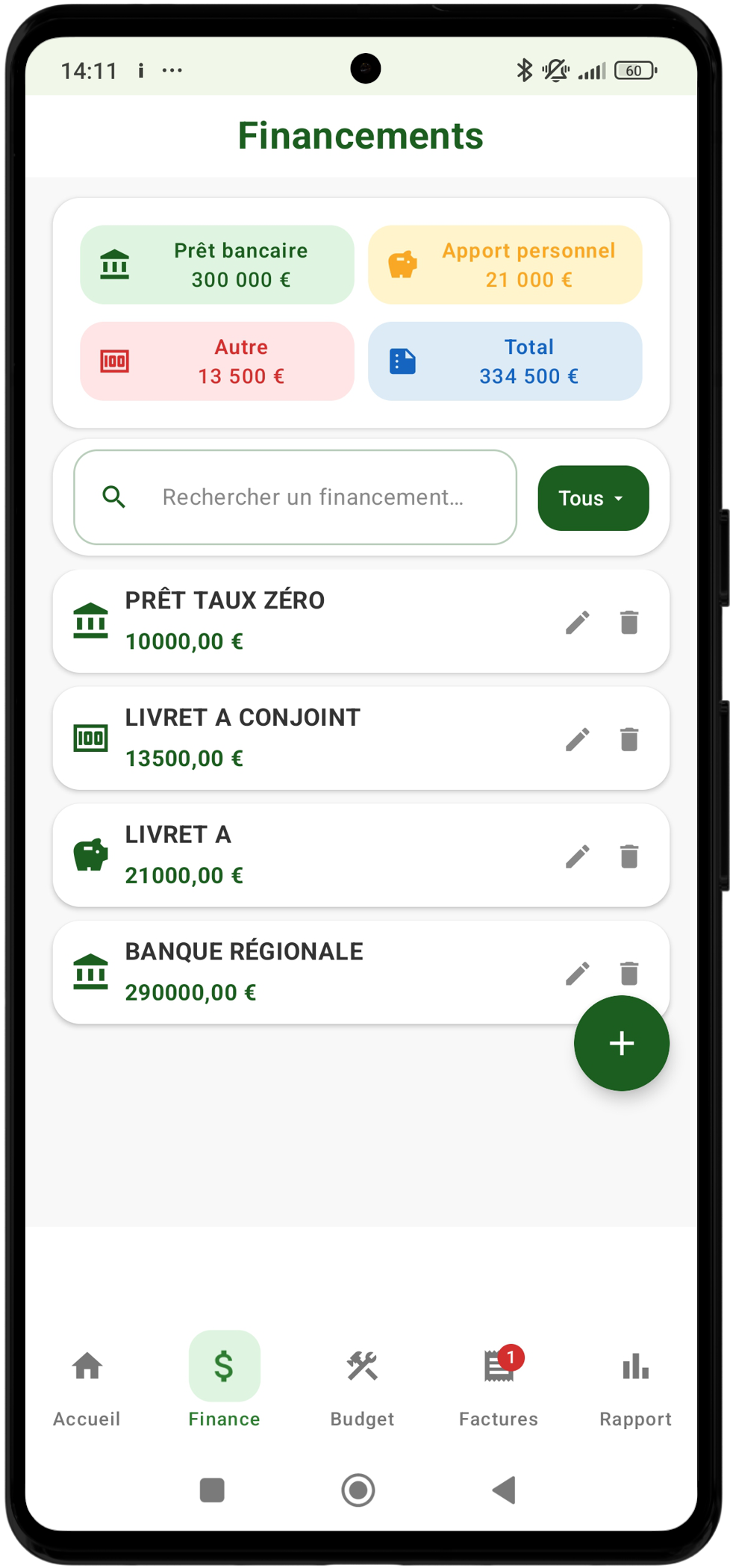 Suivi du financement avec DomuTrack